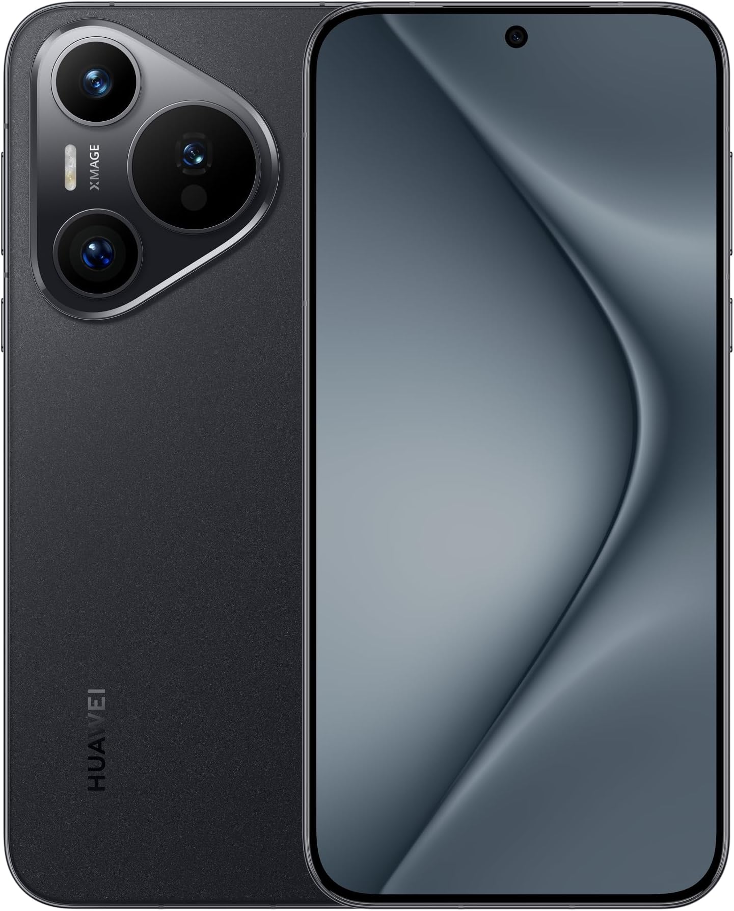 Pura 70 Smartphone, 6.6" Flat-edge Screen, Ultra Speed Snapshot, 66W SuperCharge, 4900mAh Battery, 12GB+256GB, Black