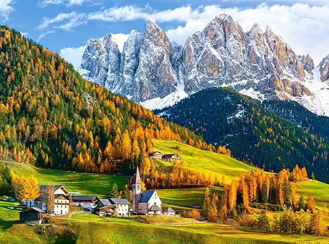 Foto 2 de 7 de Castorland Church of St. Magdalena, Dolomites 2000 pcs Puzzle