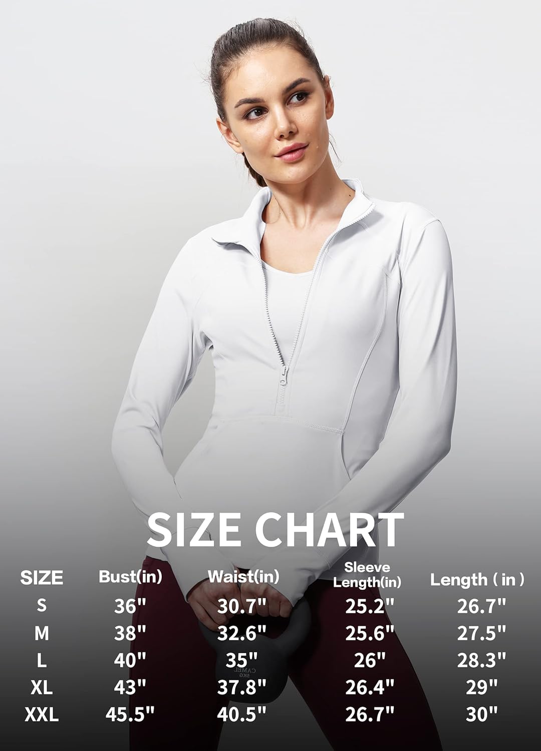 Hiverlay Workout Half Zip Pullover Shirts for Women Long Sleeve Athletic Track Jacket with Thumbholes Lightweight Running