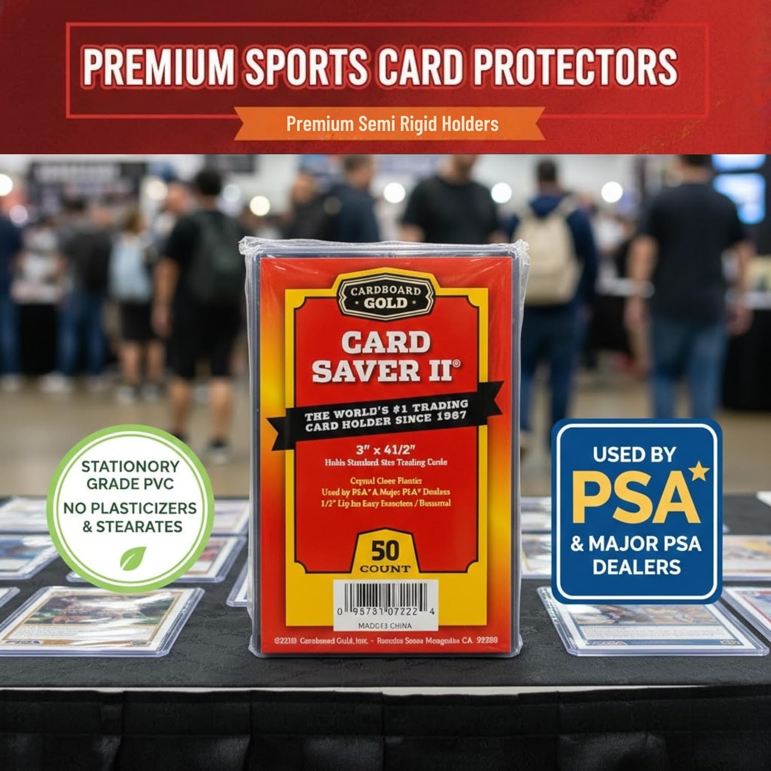 Amazon.com: Cardboard Gold Card Saver 2 - Semi-Rigid Card Holder