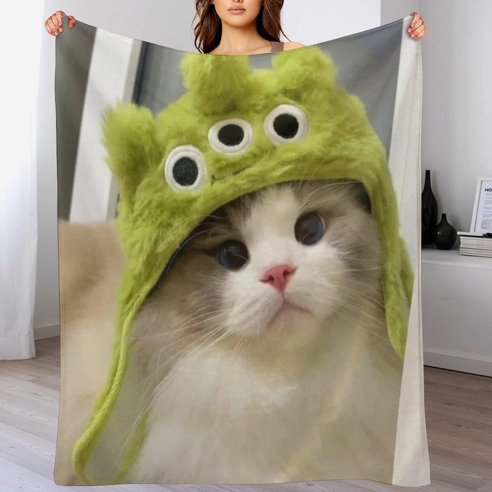 Couverture pour chat en polaire chaude pour protéger le lit