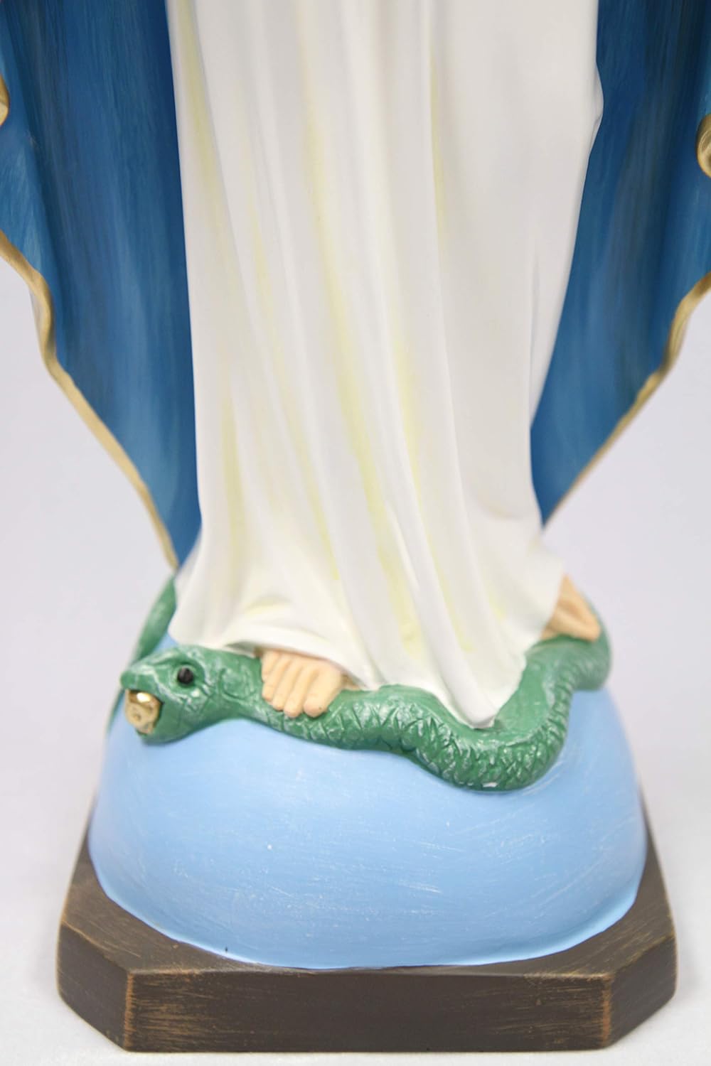 Vittoria Collection 23.5 Inch Our Lady of Grace Italian Statue Sculpture Figurine Made in Italy Indoor Outdoor Garden