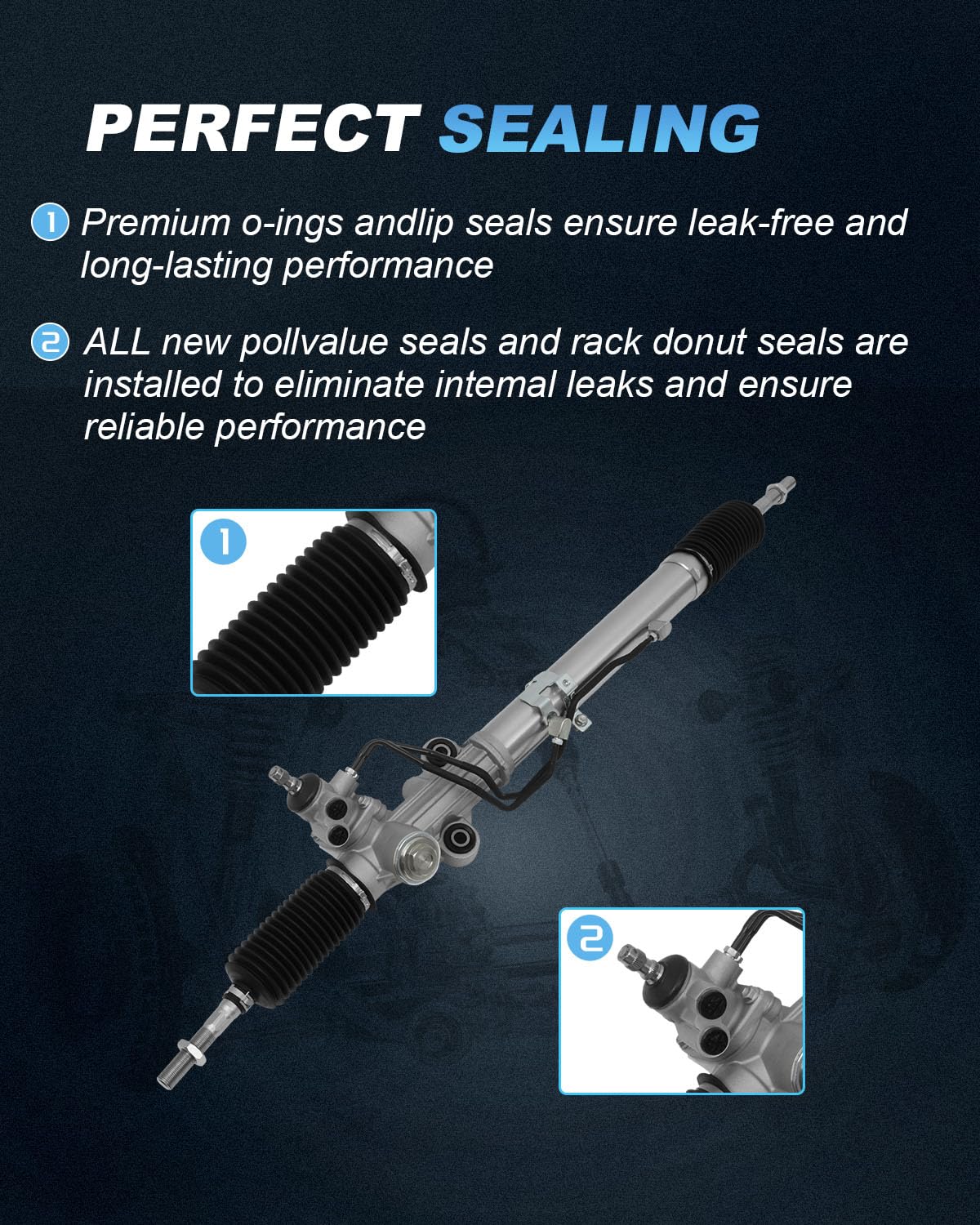 Amazon.com: ECCPP Power Steering Rack and Pinion Assembly