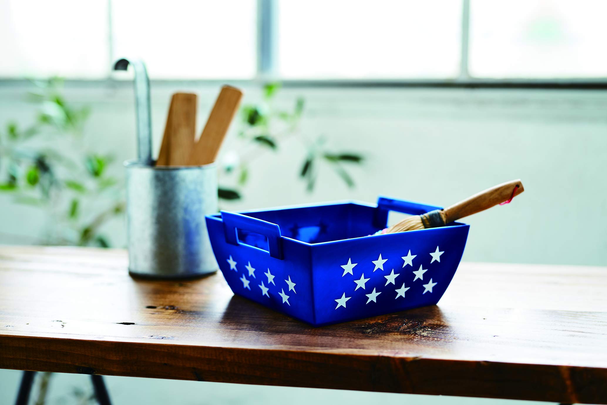 Amazon｜伊勢藤 収納ケース ネイビー 15.7×16.4×7.5 クラスケット with