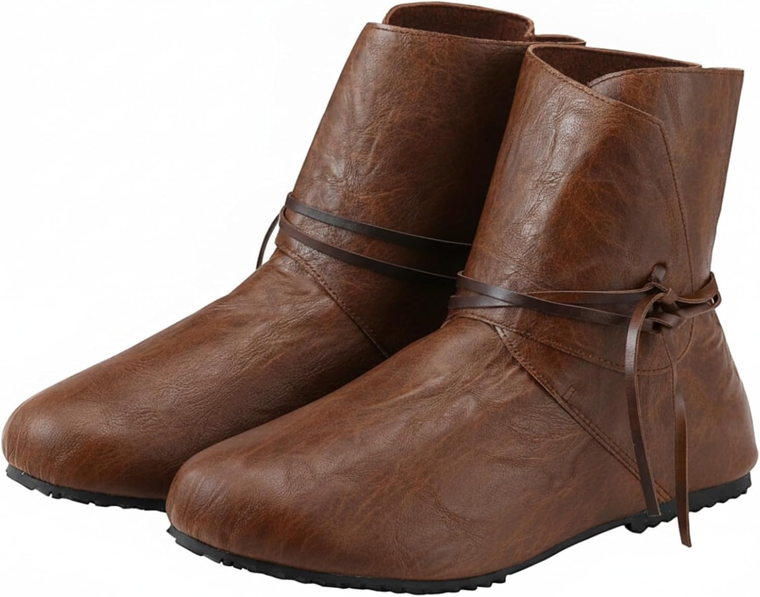 Blosssound Men Halloween Pirate Costume Boots Renaissance