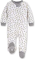 Vista 253 de Burt's Bees Baby - Pijama de una pieza para bebé, mameluco para dormir y jugar, algodón 100% orgánico, cremallera frontal Guitarra acústica.