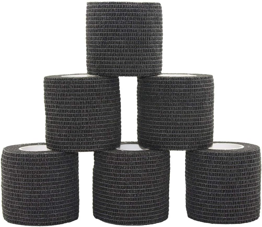 NT First Step Cohesive Bandage 5cm x 4.5m (Black, Box of 6)