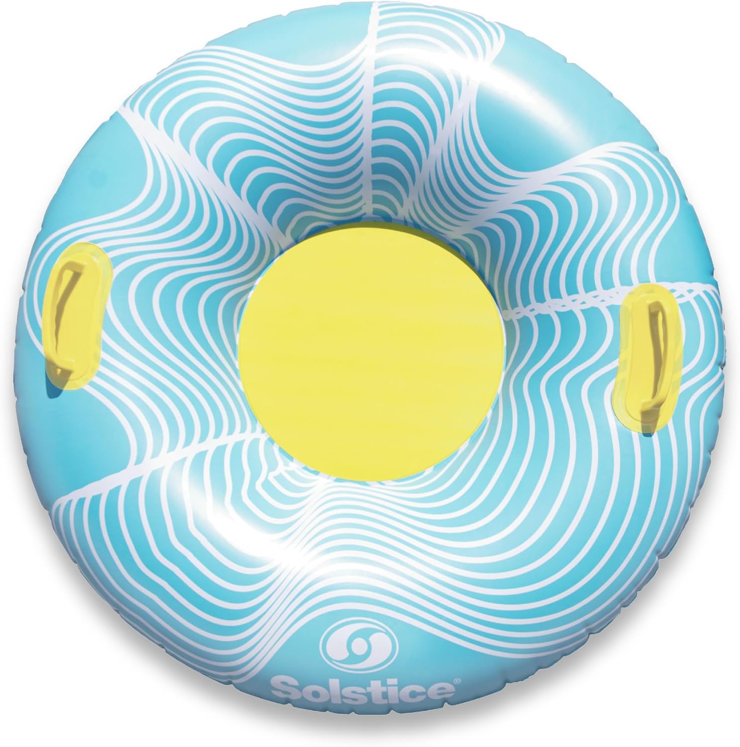 Solstice | All Season Sport Tube for Water and Snow Sledding | 36" | Closed center seating adds comfort; rides rivers in summer and snow in winter; 36 x 36 in; UV and cold-crack resistant