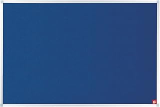 5 Star Premier Noticeboard with Fixings and Aluminium Trim W1200x900mm - Blue