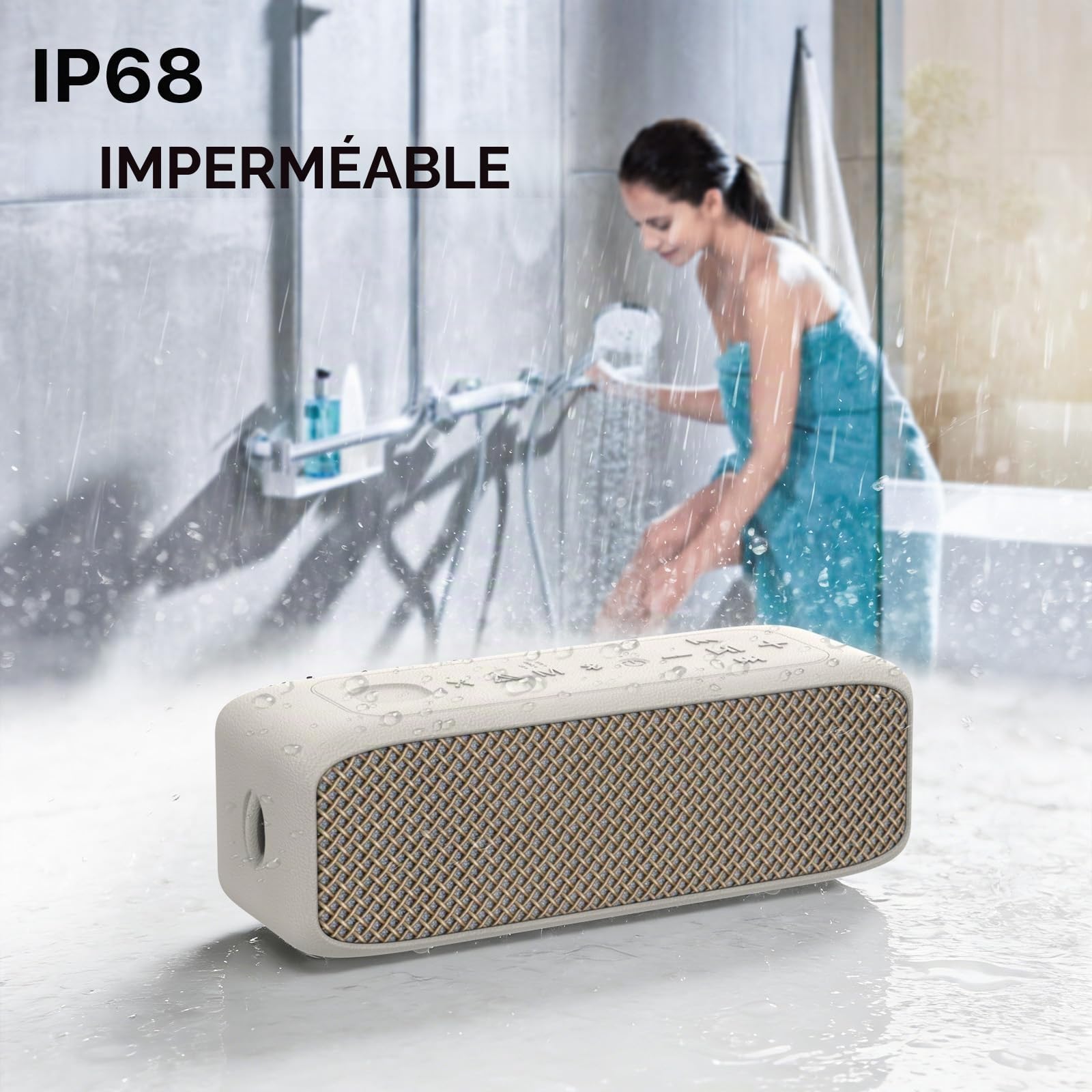NOBIS Baffle Bluetooth Enceinte 20W IP68 Bluetooth 6.0