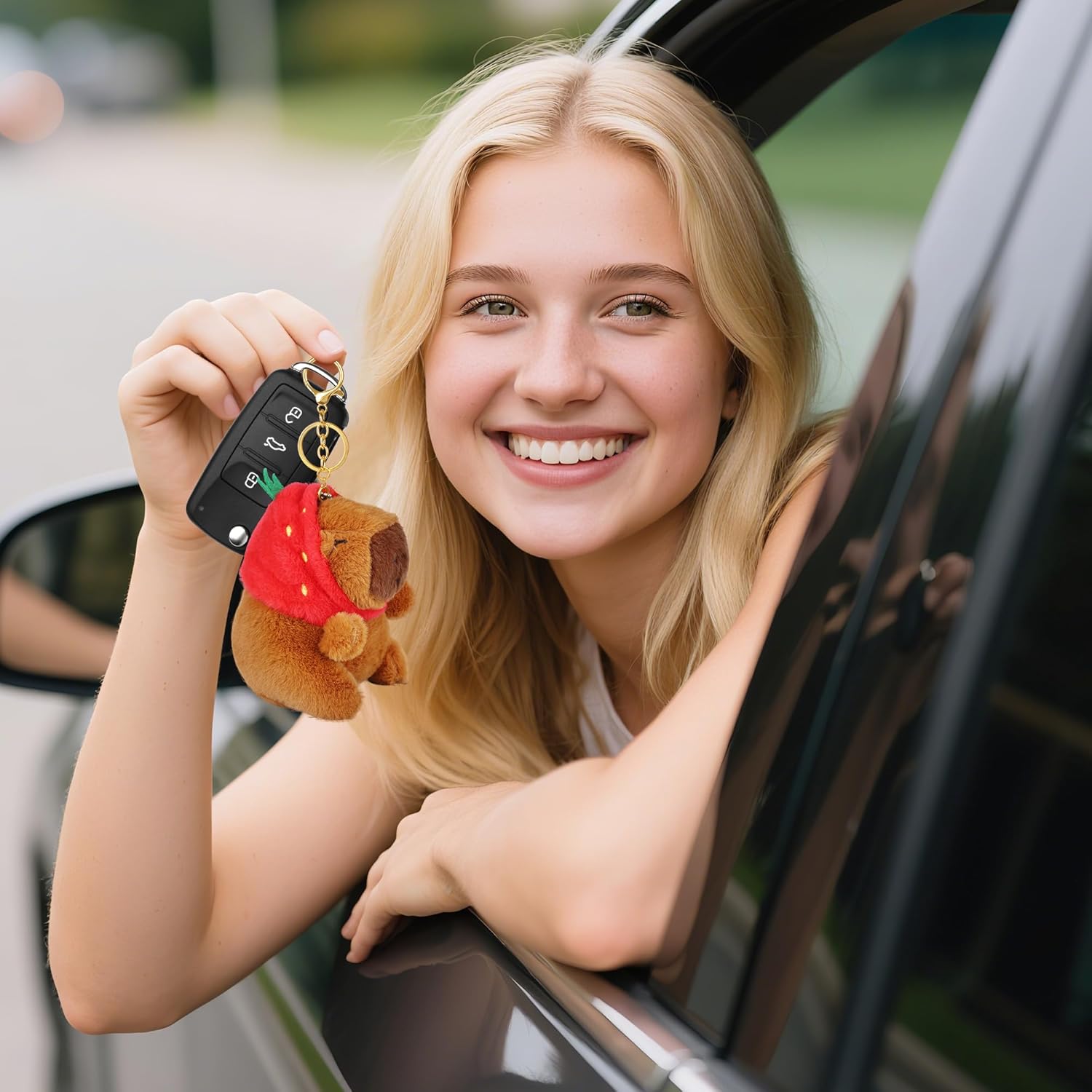 Cute Plush Keychain, Kawaii Stuffed Animal Key Chains for Women Men Girls Boys - Image 7