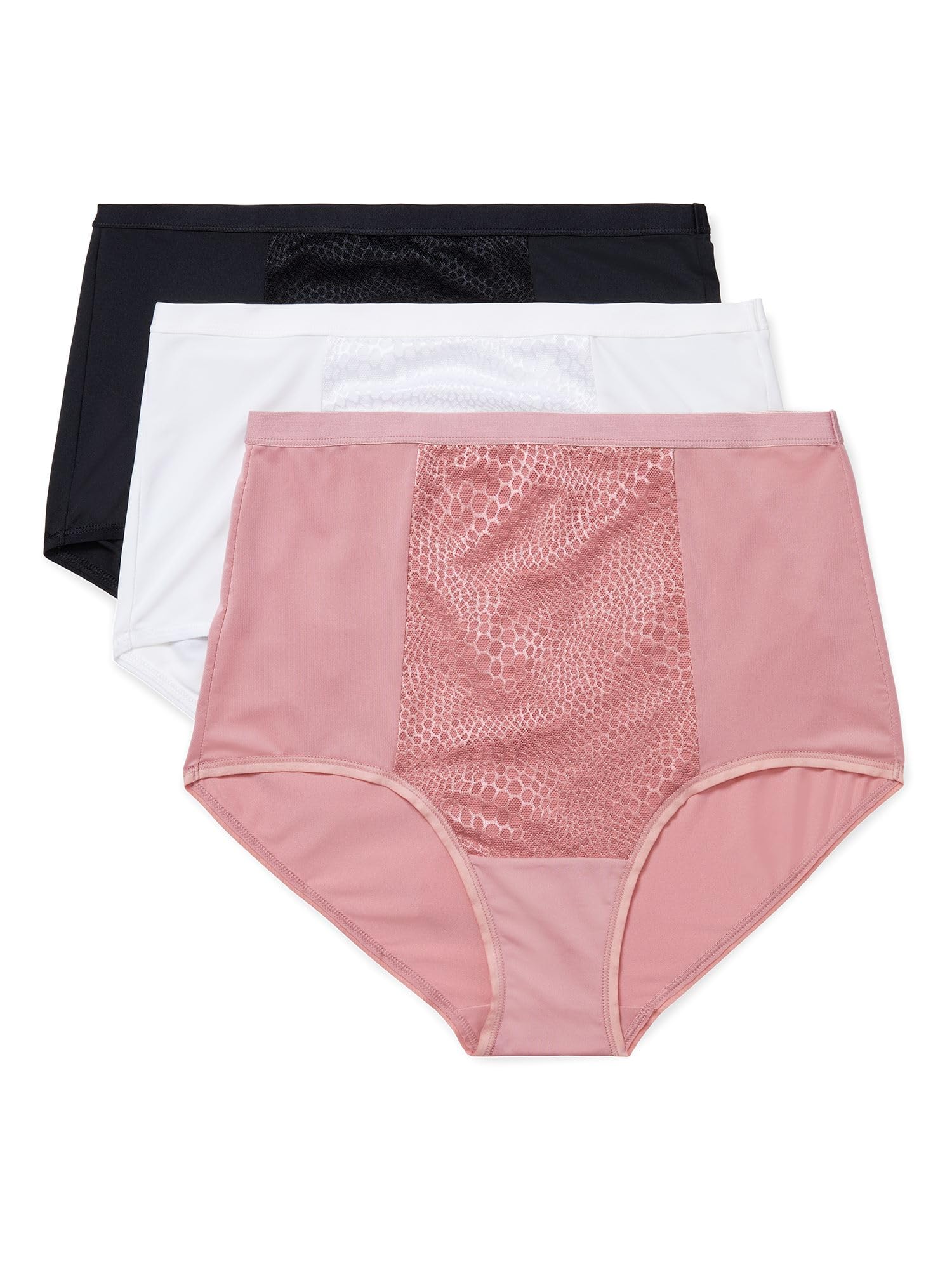 Warner's Bielizna Kobiety Warners® Blissful Benefits Tummy-smoothing Comfort Microfiber Brief 3-pack Rs4433w