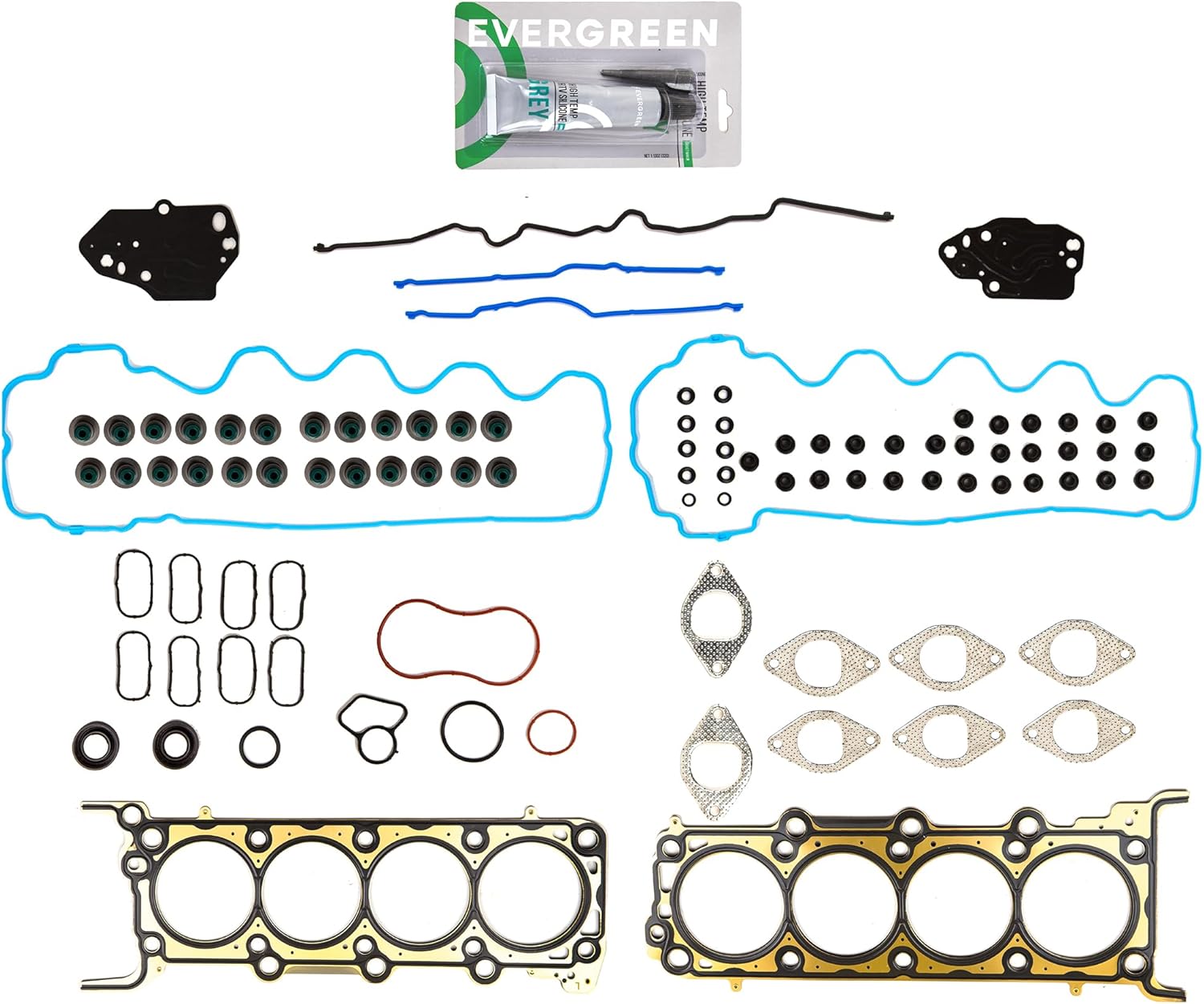 Evergreen SA-9761143540 Head Gasket Set Compatible with/for 05-08 Ford Mustang / 07 Avanti 4.6L SOHC 24V VIN H