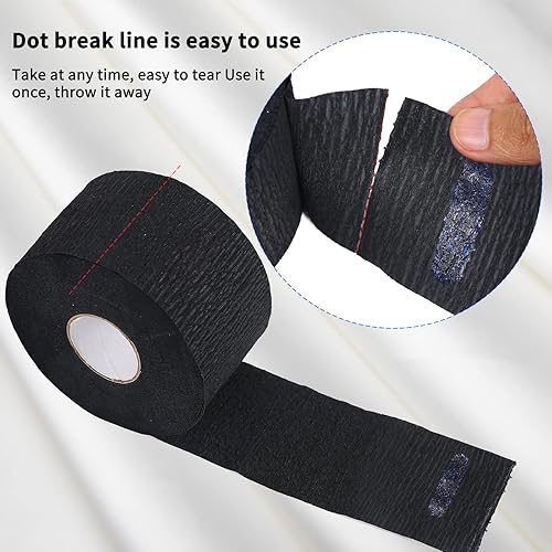 Miniatura 5 de Capa de corte de pelo para adultos, capa de pelo para corte de cabello, capas de corte de pelo para peluquería, tiras de cuello, juego de 100 piezas