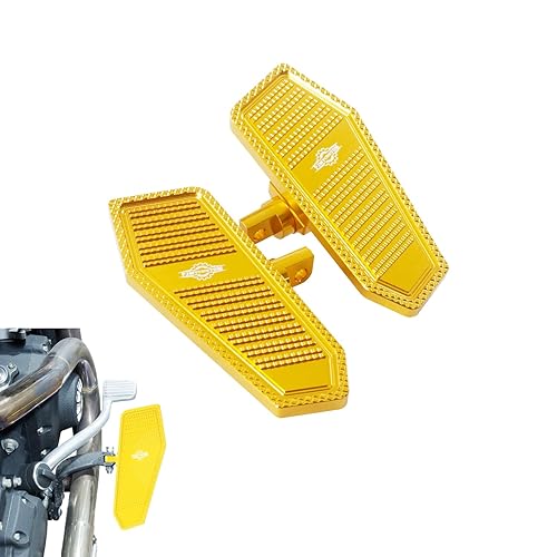 Gold Rider's Mini Floorboard, Foot Pedal with Male Mount, Compatible