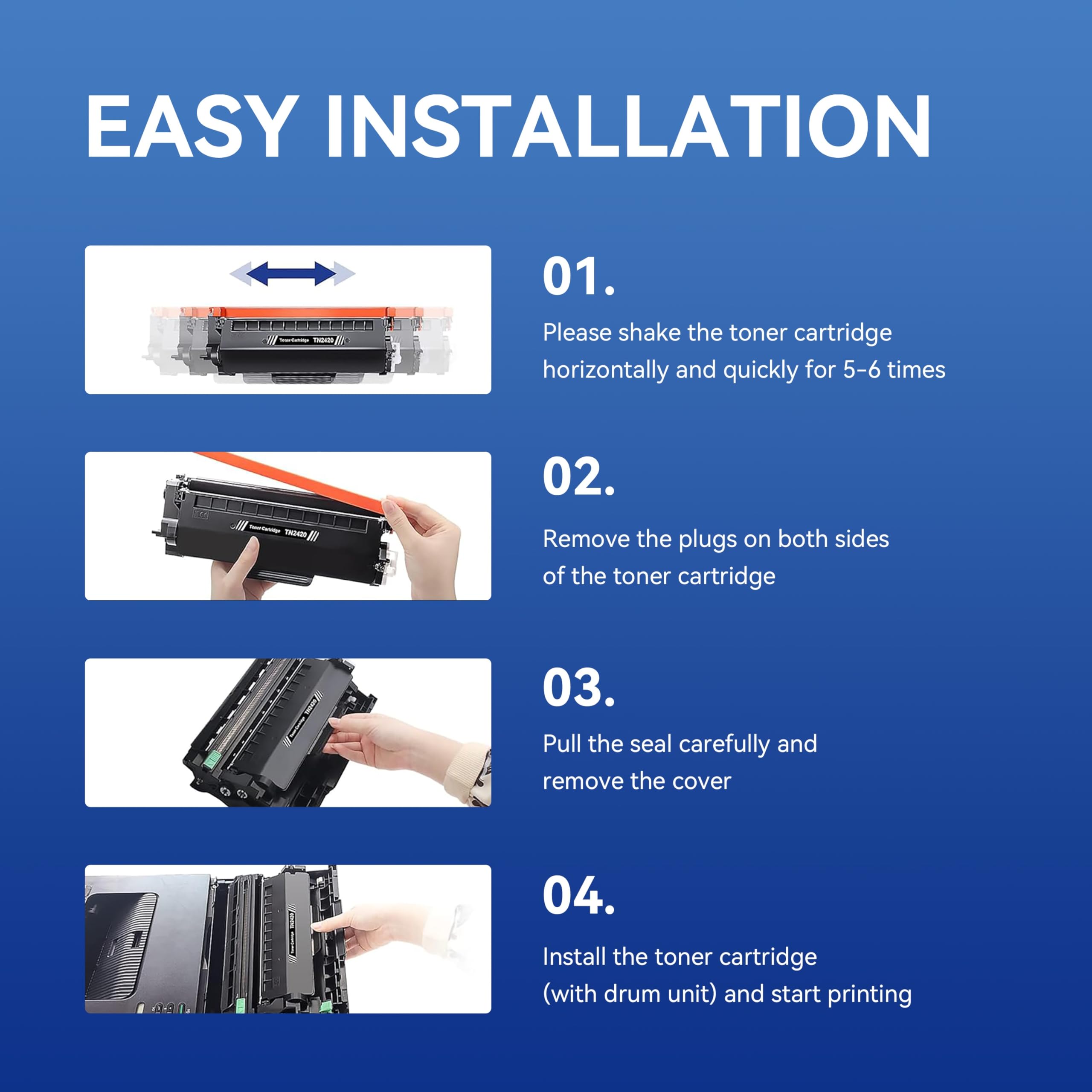 Cartucho de tóner 075H compatible con Canon 075H Toner Cartridges para i-Sensys LBP646Cdw LBP647Cdw MF664Cdw MF667Cdw Color imageCLASS LBP647Cdw LBP646Cdw MF665Cdw MF663Cdw MF662Cdw W (4