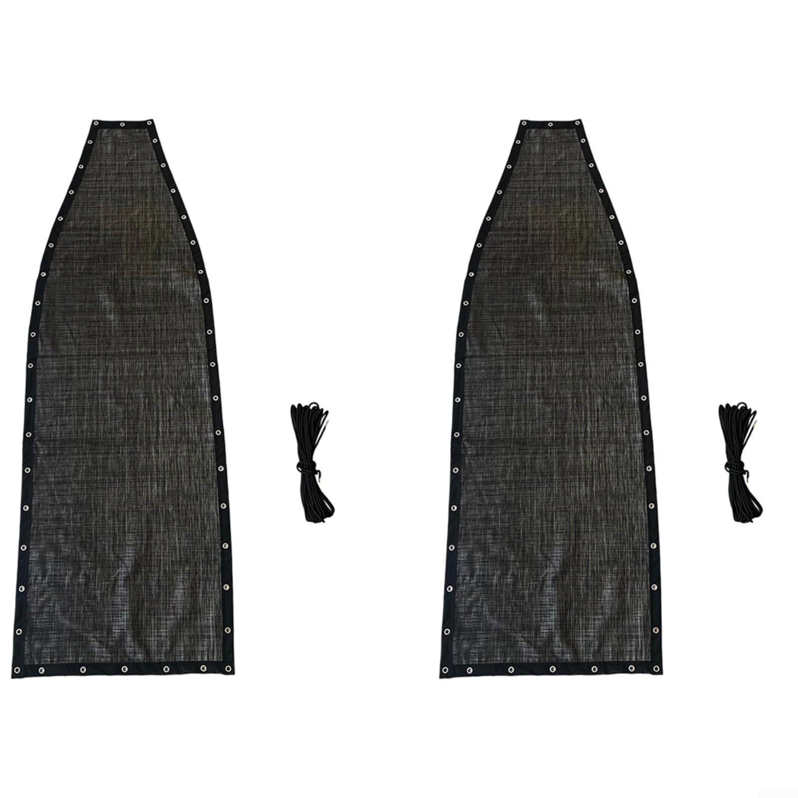 Paño de asiento de repuesto para silla columpio colgante con textileno, diseñado para múltiples modelos, ofrece apoyo y comodidad fiables (2 piezas sin bolsillos)