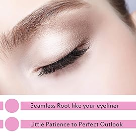 Cluster Lashes 72 Pcs Lash Clusters DIY Eyelash Extension Individual Lashes Attraction C-8-16 mix Thin Band Easy to Apply at home Lashes(Attraction,C-8-16mix)