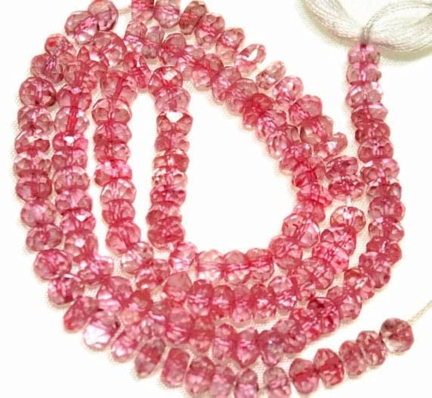 Rondelles facettées az rose 4mm pour créer vos bracelets d'été tendance