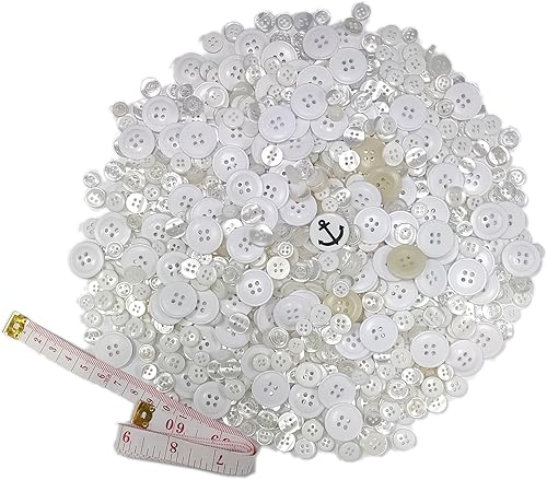 Kovolala Botones 600  800 botones de resina de varios tamaños botones redondos para manualidades pintura manual de botones para niños