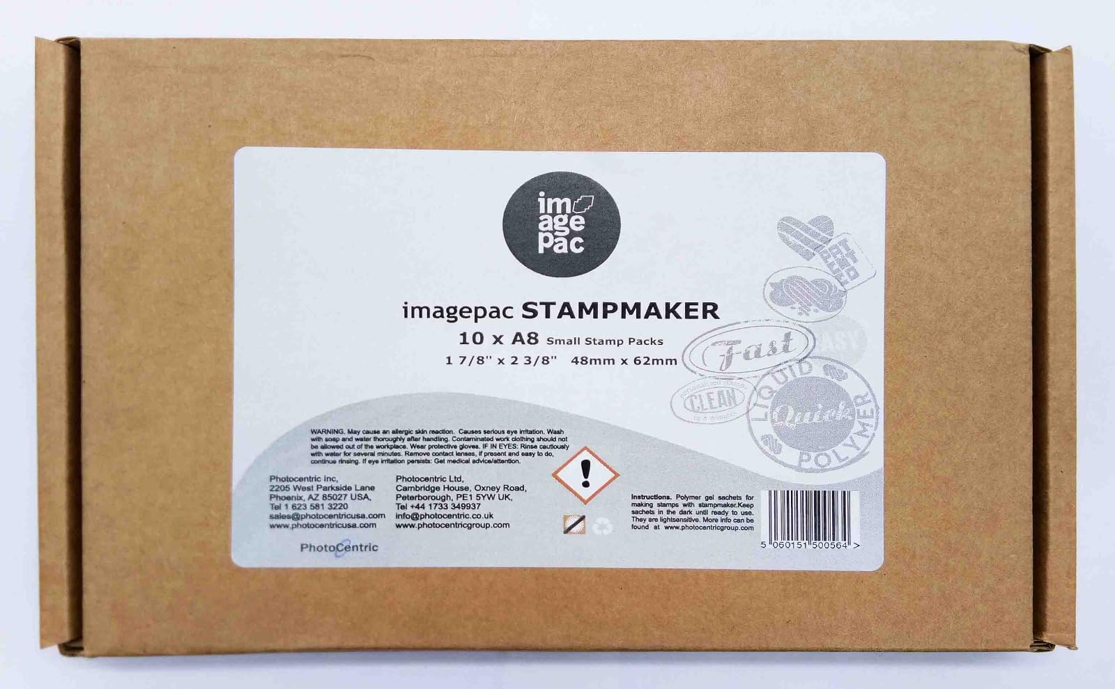 Imagepac Stampmaker Polymer Sachets A8 48 mm x 62 mm (Pack of 10)