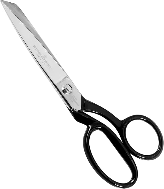Schwertkrone Stoffschere Schneiderschere geschmiedet Made in Germany Nähschere für professionelles Handarbeiten