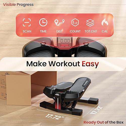 Miniatura 7 de FLYBIRD Stair Stepper Machine for Home Workout, Stepper for Cardio, Legs, Hips & Glutes, Fitness Equipment for Men and Women