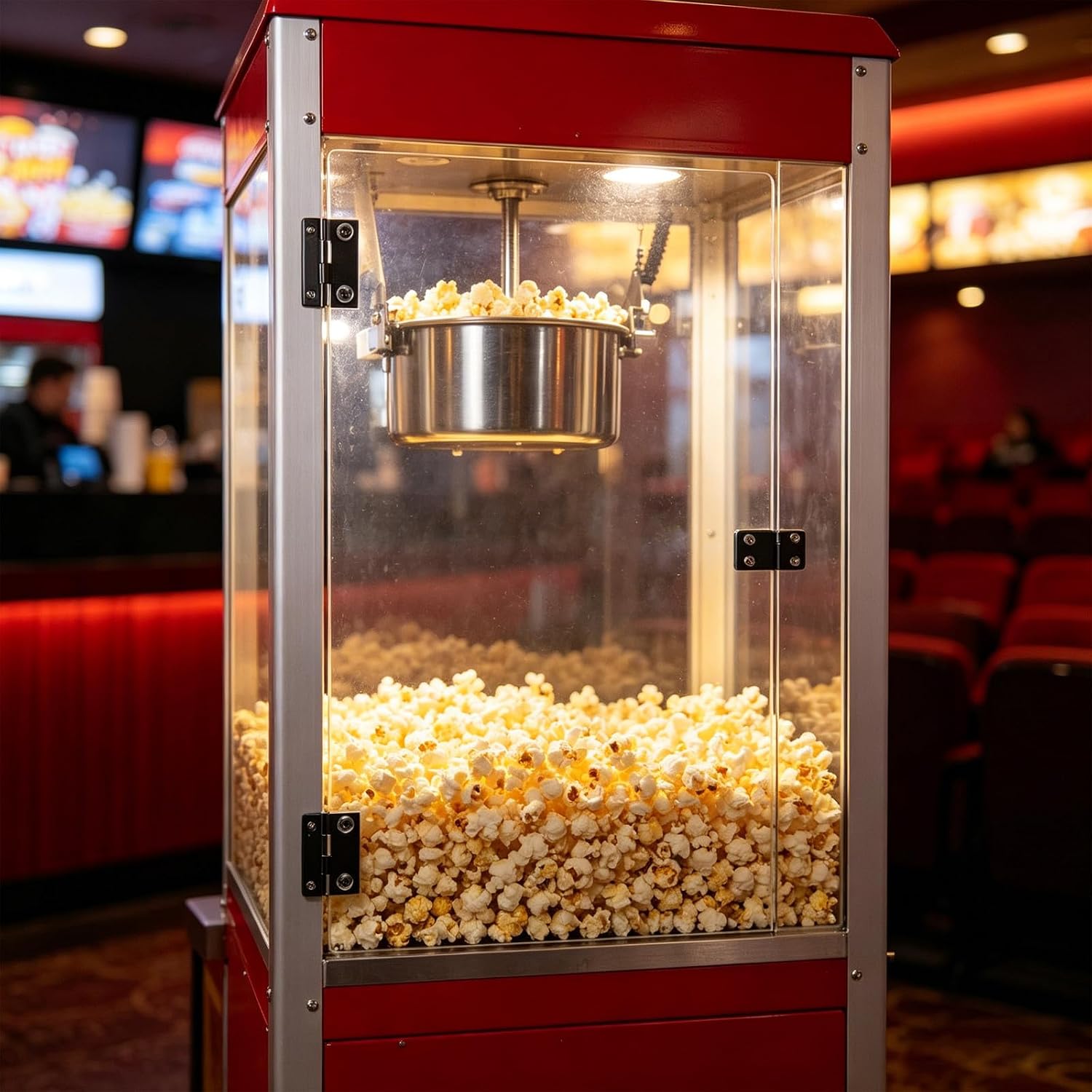 Popcorn Machine Replacement Door Panel 12.87x7.36 Inch Clear PVC Popcorn Machine Baffle Compatible with Commercial Popper Accessories image 5