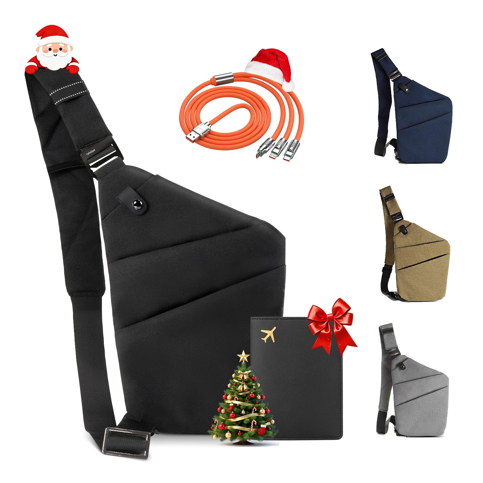 IUHFSIFS 2025 Upgrade Anti Theft Crossbody Bag Women【Ergonomics