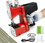 Handheld Bag Sewing Machine,Electric Industrial Portable Leather Sewing Machine for Feed Bag,Tarp,Sack Woven,Sandbags and Packing Bags