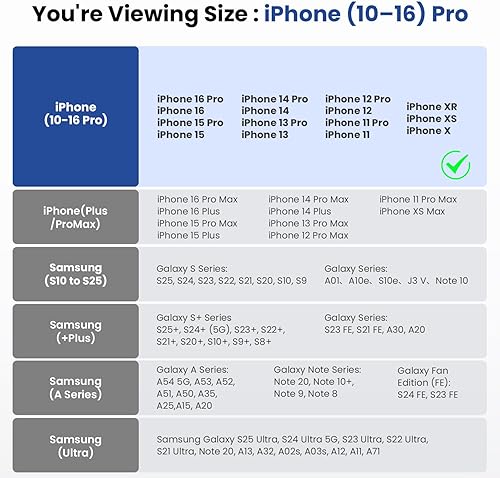 Miniatura 28 de DeBin Funda para Samsung Galaxy S25+ Plus, 5G S24+ S23+, S22+, S21+, S20+ S10+ S8+ S9+, S23 FE, S21 FE, A20, A30, Funda para cinturón de teléfono