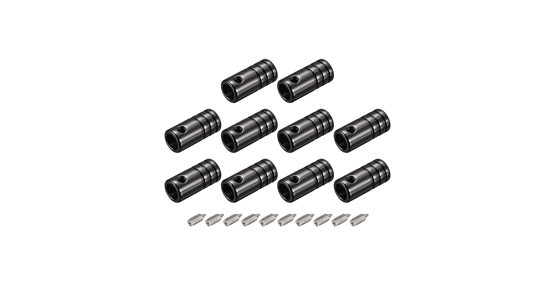 Amazon.co.jp: uxcell 金属靴紐チップ ネジ靴紐チップ 金属 コード