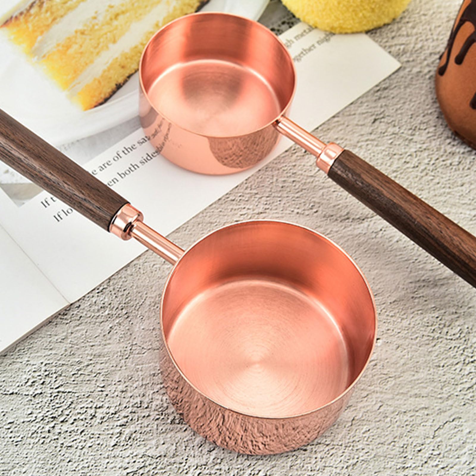 8 cucharas medidoras de café de acero inoxidable, cucharadas de taza pequeña, cucharas medidoras, herramienta de cocina, fácil de limpiar, cuchara de metal, cucharada, utensilios de cocina