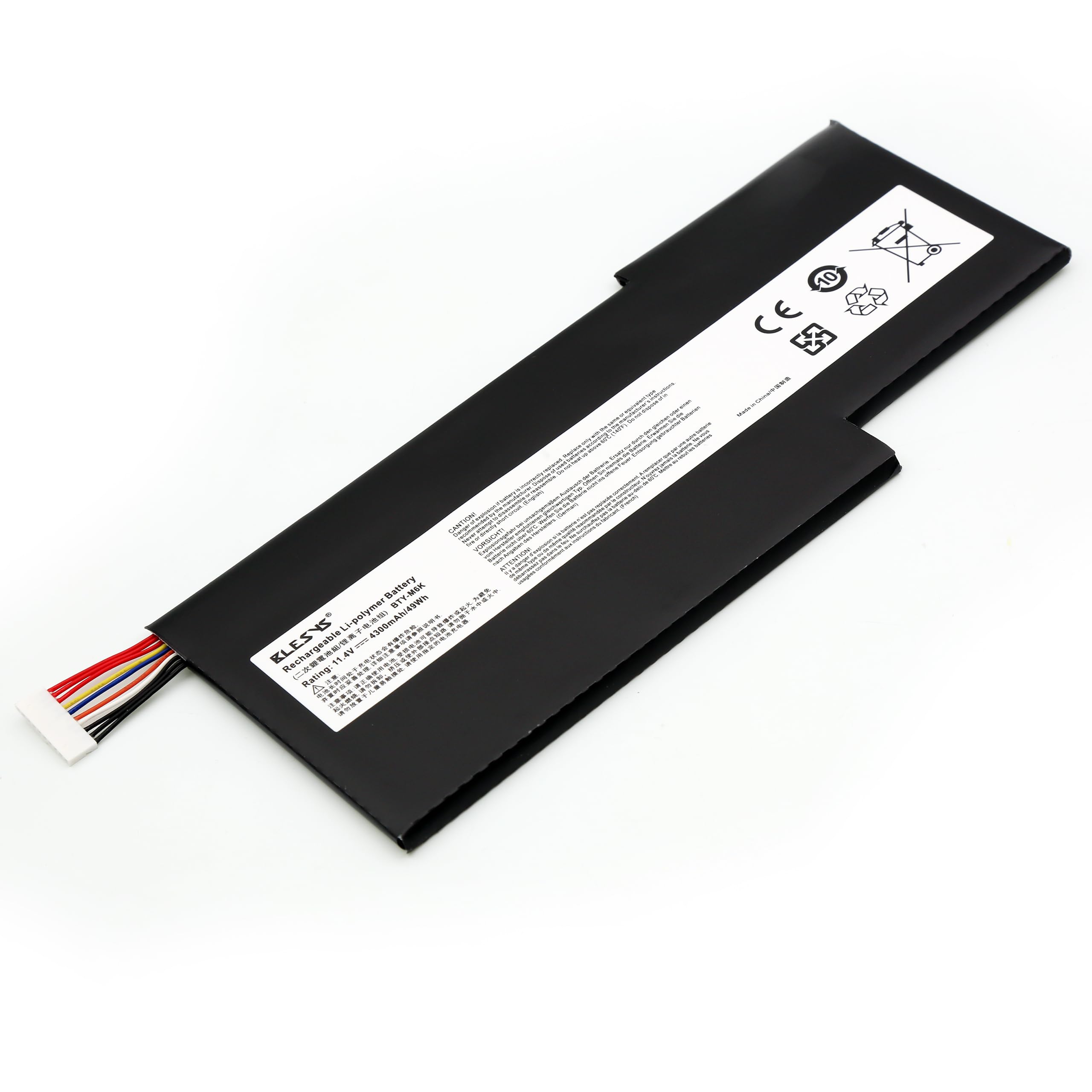 BLESYS BTY-M6K Batterie pour MSI GF65 GF75 Thin | pour MSI GF65 GF75 Thin