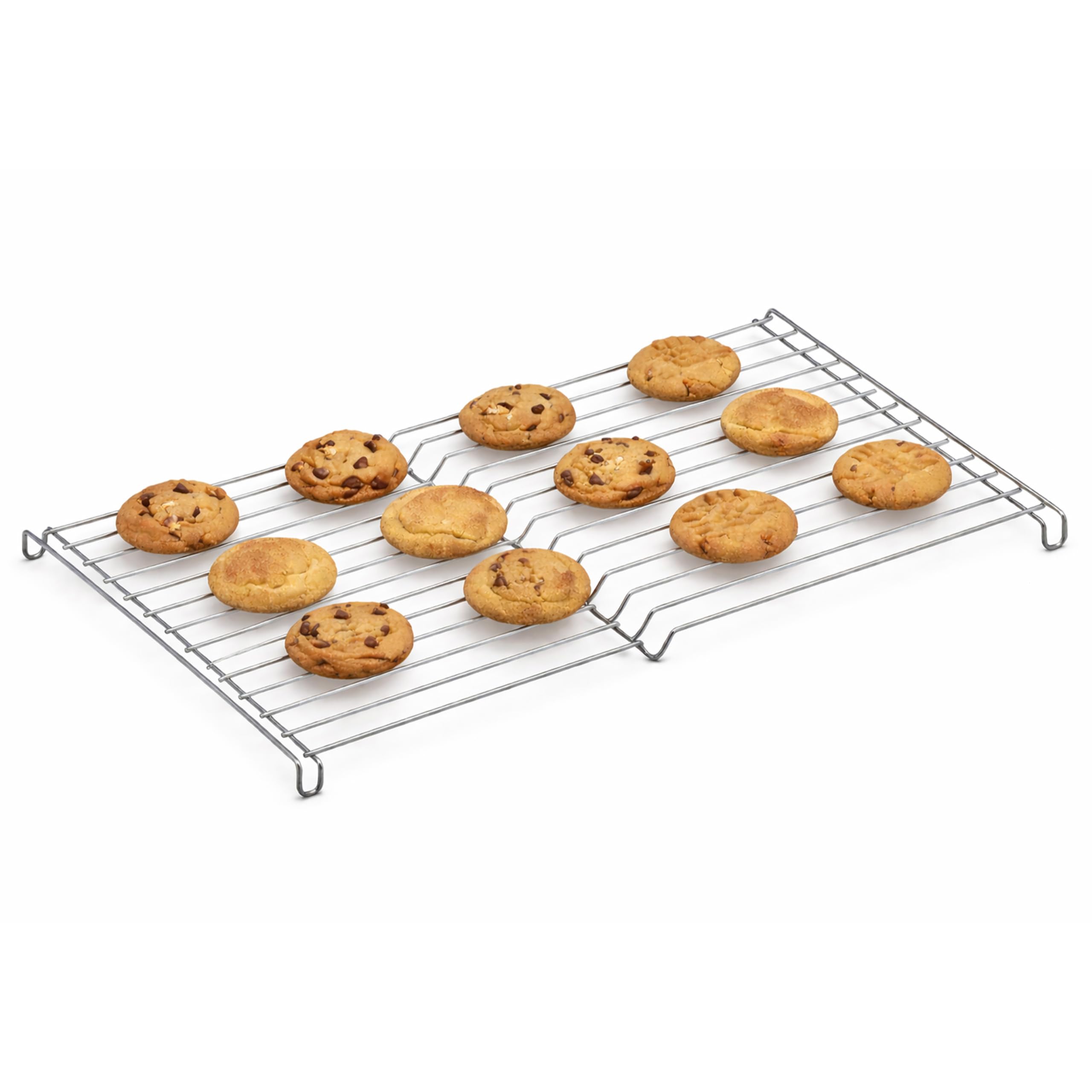 Premier Housewares Cooling Rack | Durable Wire Rack For Cooling Baked Goods | Ideal For Cakes, Cookies And Bread | Sturdy And Compact Design For Everyday Baking Use