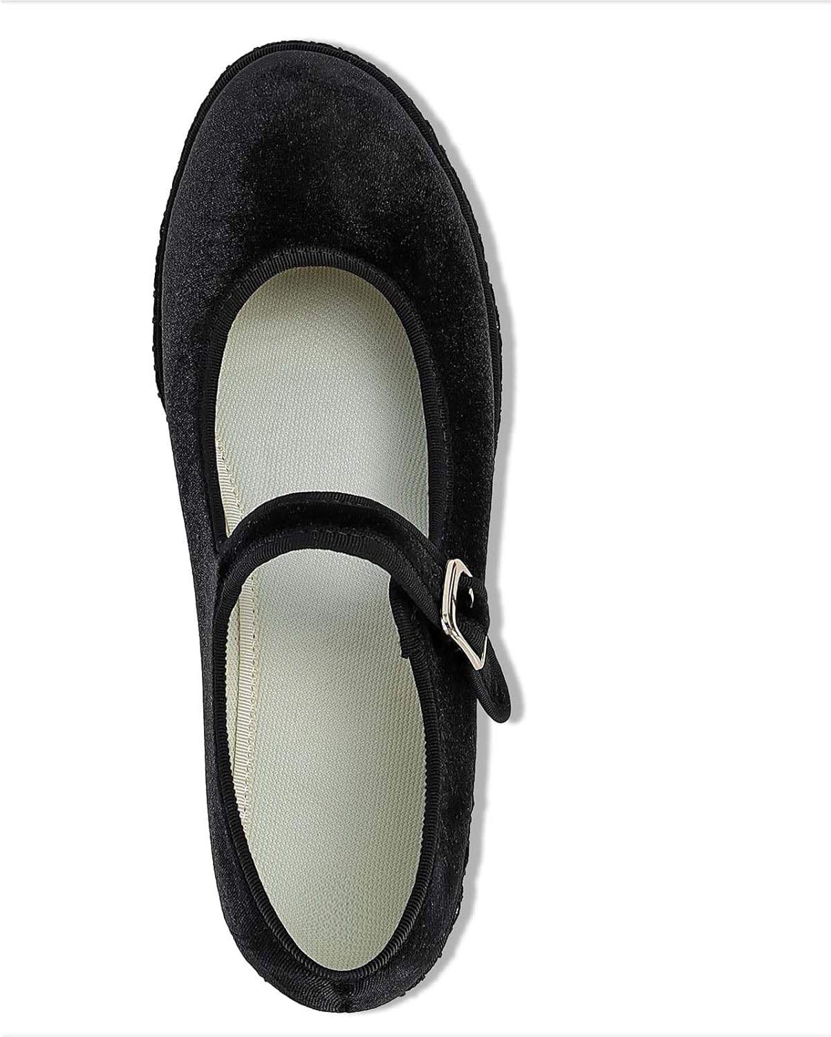 Velvet Mary Janes for Women Suede Round Toe Cute Ballet Flats Slip On Casual Dressy Comfortable Ballerina Shoes - Image 6
