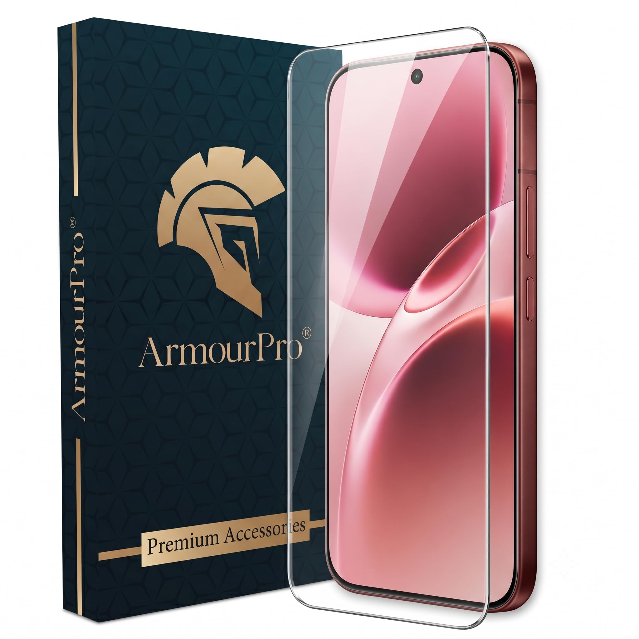 ArmourPro 3D Borderless Tempered Glass for Vivo V70 and Vivo V70 Elite, HD Clear Curved Edge to Edge Screen Protector, 9H Hardness, Oleophobic Coating, Case Friendly | Pack of 1-image-24