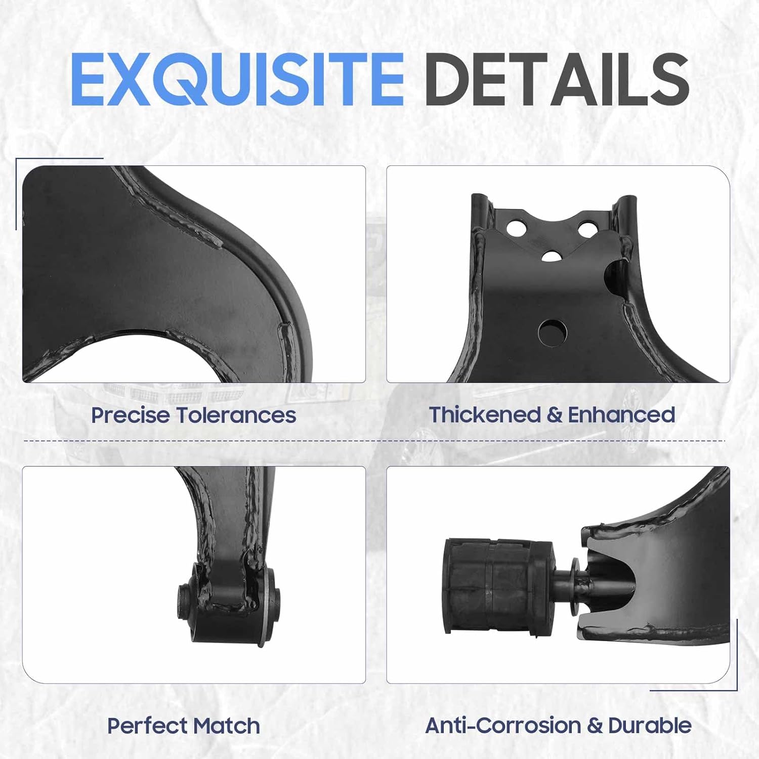 Front Lower Control Arms Ball Joints Sway Bar End Links Outer Inner Tie Rod End Suspension Kit for Nissan Pathfinder 1996-2004, for Infiniti QX4 1997-2003 (10pc)