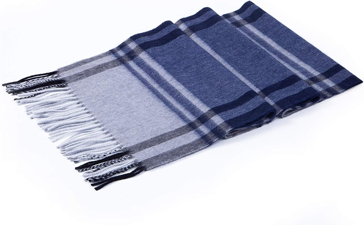 Scarf Lamb Scarf Strip Solid Plaid Wool Scarf Luxury Classical Warm Long Soft Cashmere Winter Scarves for Men Winter Accessories Womens Winter Scarf (Color : 0, Size : 164x30cm)