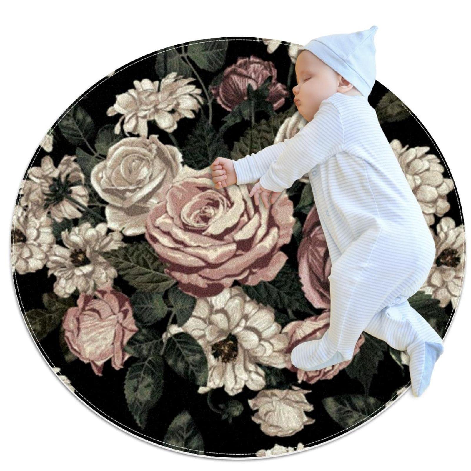Tapis de salle de bain vintage antidérapant pour éviter les glissades sur carrelage