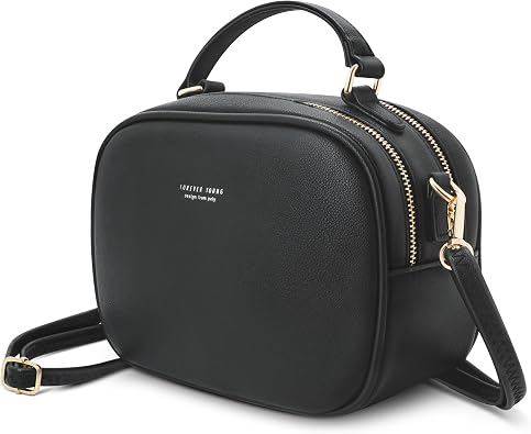 Small Top Handle Satchel Crossbody Bags for Women Cute Purses Vegan Leather Handbags Messenger Waterproof Candy Color Purse