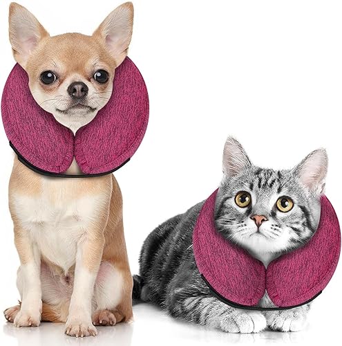 Miniatura 96 de MIDOG Inflatable Dog Cone Alternative for After Surgery - Soft Protective Donut Collar Prevents Licking, Comfortable Recovery E-Collar Alternative