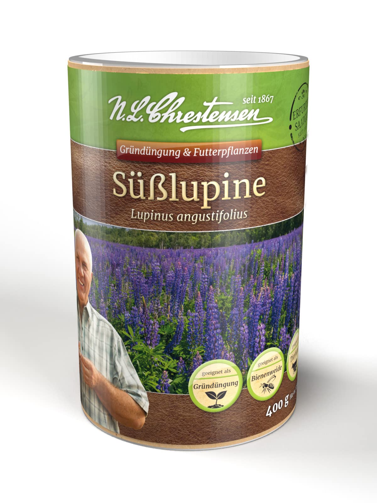 Slupine | Chrestensen Pflanzensamen Lupinen Saatgut 400g | Bienenweide &  Grndngung | Stickstoffsammler fr Sandbden | Nachhaltige  Bodenverbesserung : Amazon.de: Garten