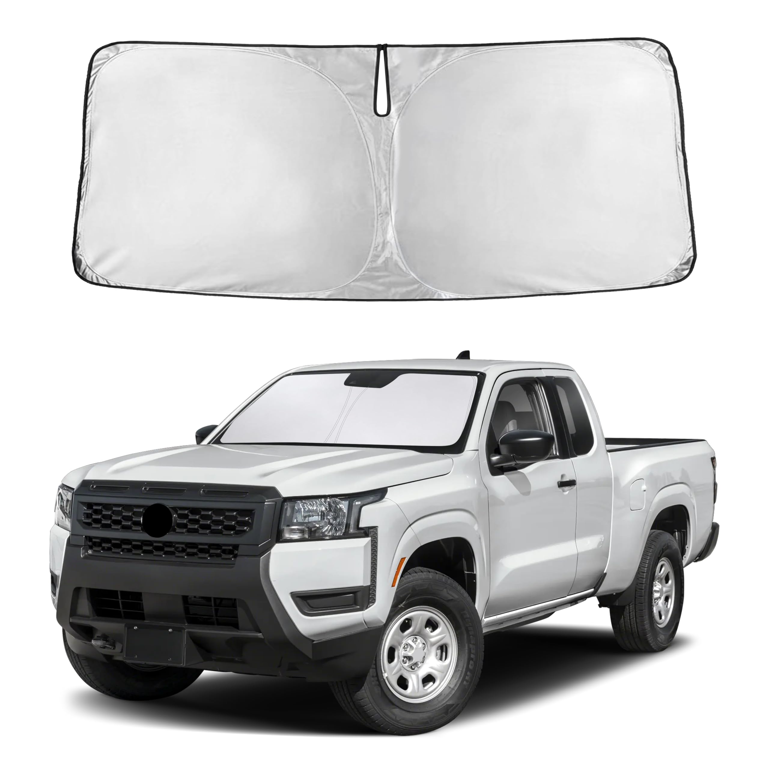 Autovir Windshields Sun Shade Fit for 2022-2024 2025 2026 Nissan Frontier