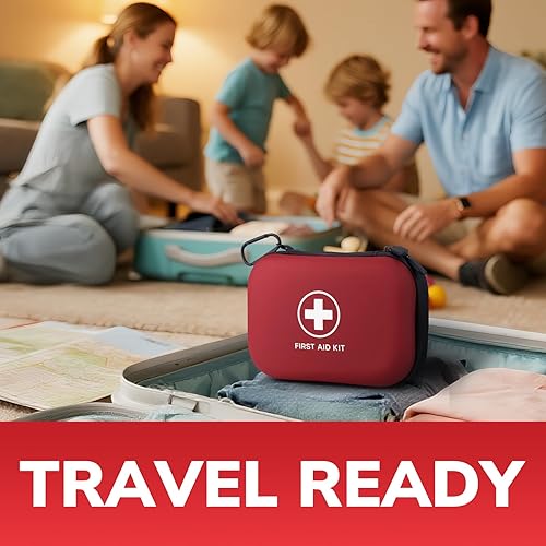 Miniatura 4 de Pequeño kit de primeros auxilios kit de emergencia impermeable con organizadores de píldoras para medicamentosvitaminasaceite de pescadosuplementos,
