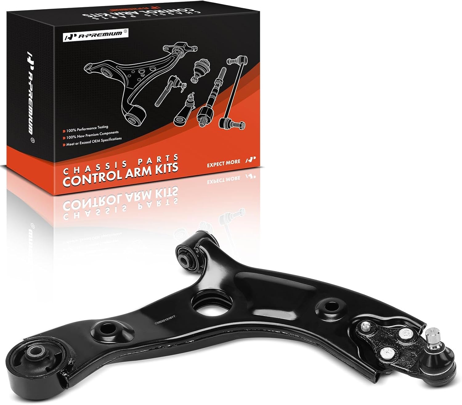 A-Premium Front Right Lower Control Arm, with Ball Joint & Bushing, Compatible with Kia Sorento 2016 2017 2018 2019 2020