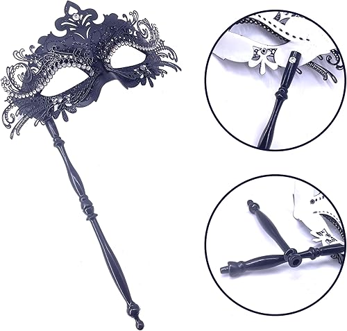 Miniatura 2 de Máscara veneciana para mujeres y hombres, para fiesta de disfraces, baile de graduación, Halloween, Mardi Gras