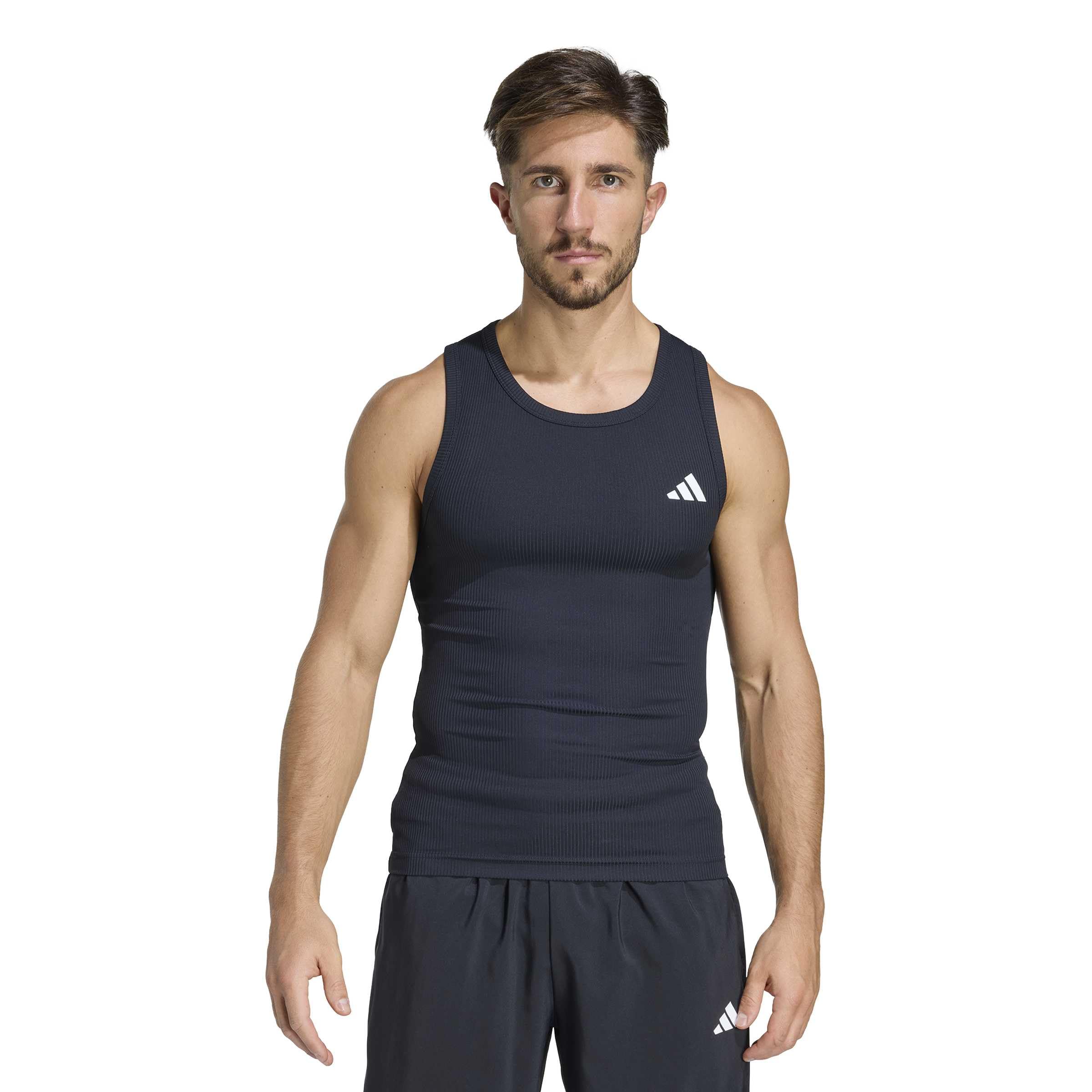 Power Essentials Workout Rib Tank Shirt, Tall · KA4366