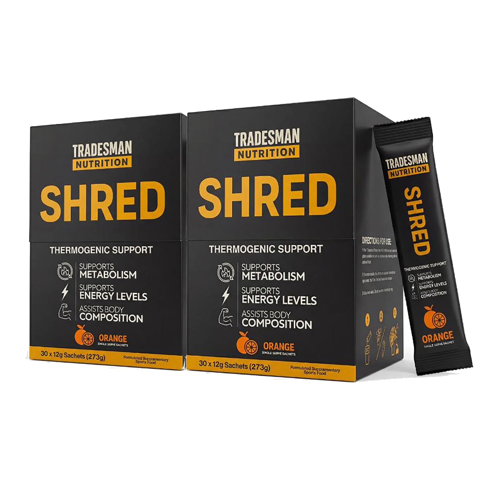 Shred Packets 2BOX, Metabolism Support & Appetite Control Powder for Men
