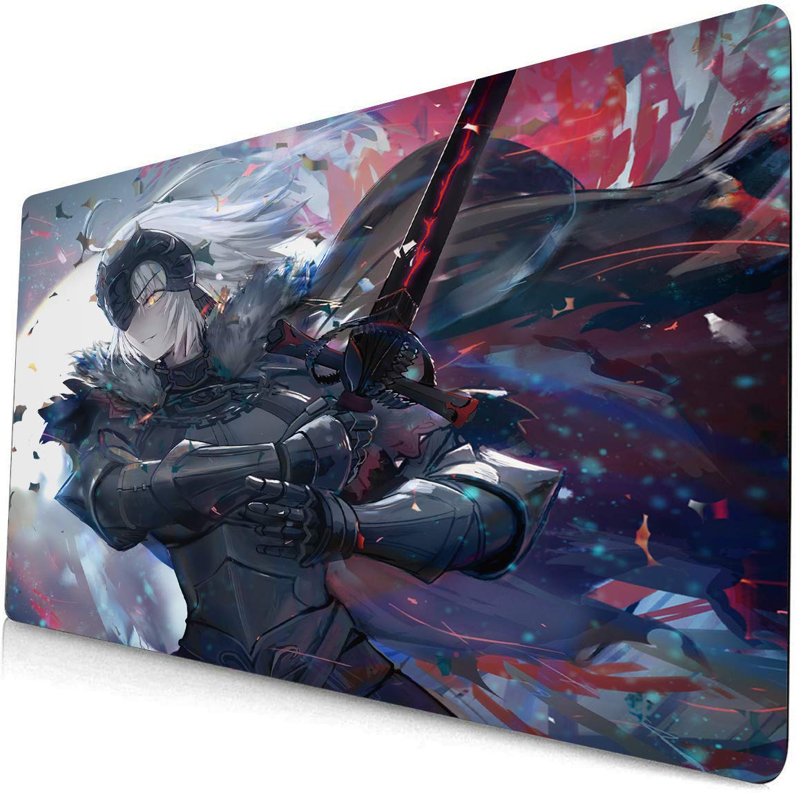 Fate Stay Night Mouse pad Anime Large Desk pad Computer Keyboard pad Saber Alter Fate Grand Order Gaming Mouse pad Desk Game mat(403)